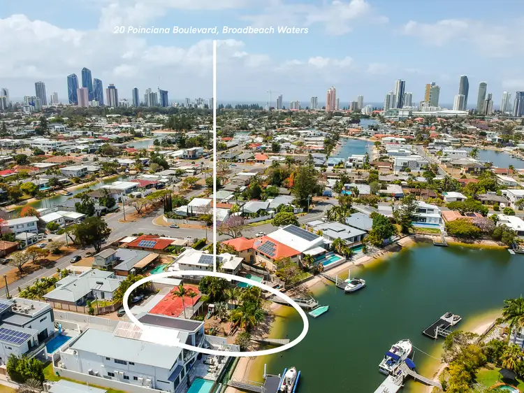 Second view of Homely house listing, 20 Poinciana Boulevard, Broadbeach Waters QLD 4218