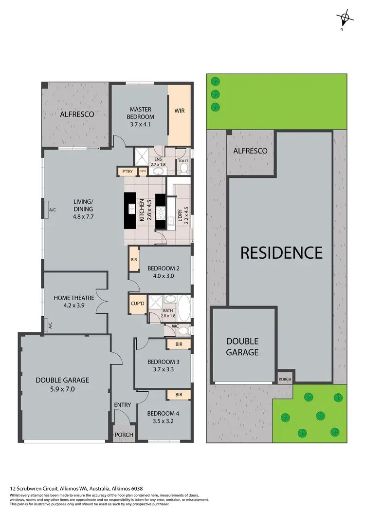 Fourth view of Homely house listing, 12 Scrubwren Circuit, Alkimos WA 6038