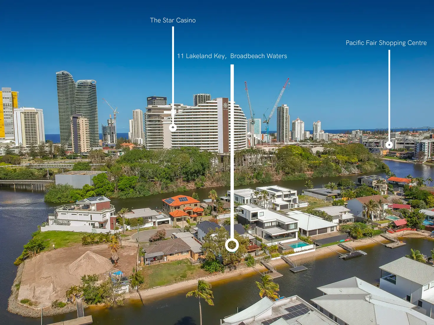 Main view of Homely house listing, 11 Lakeland Key, Broadbeach Waters QLD 4218