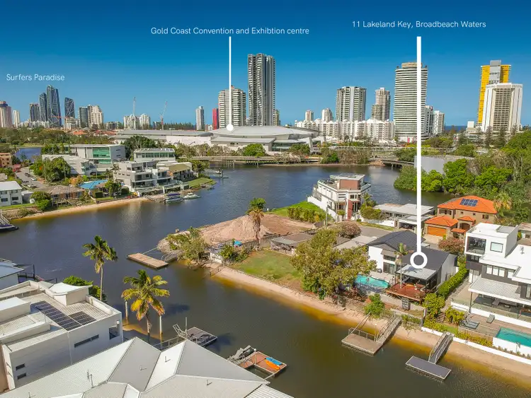 Sixth view of Homely house listing, 11 Lakeland Key, Broadbeach Waters QLD 4218