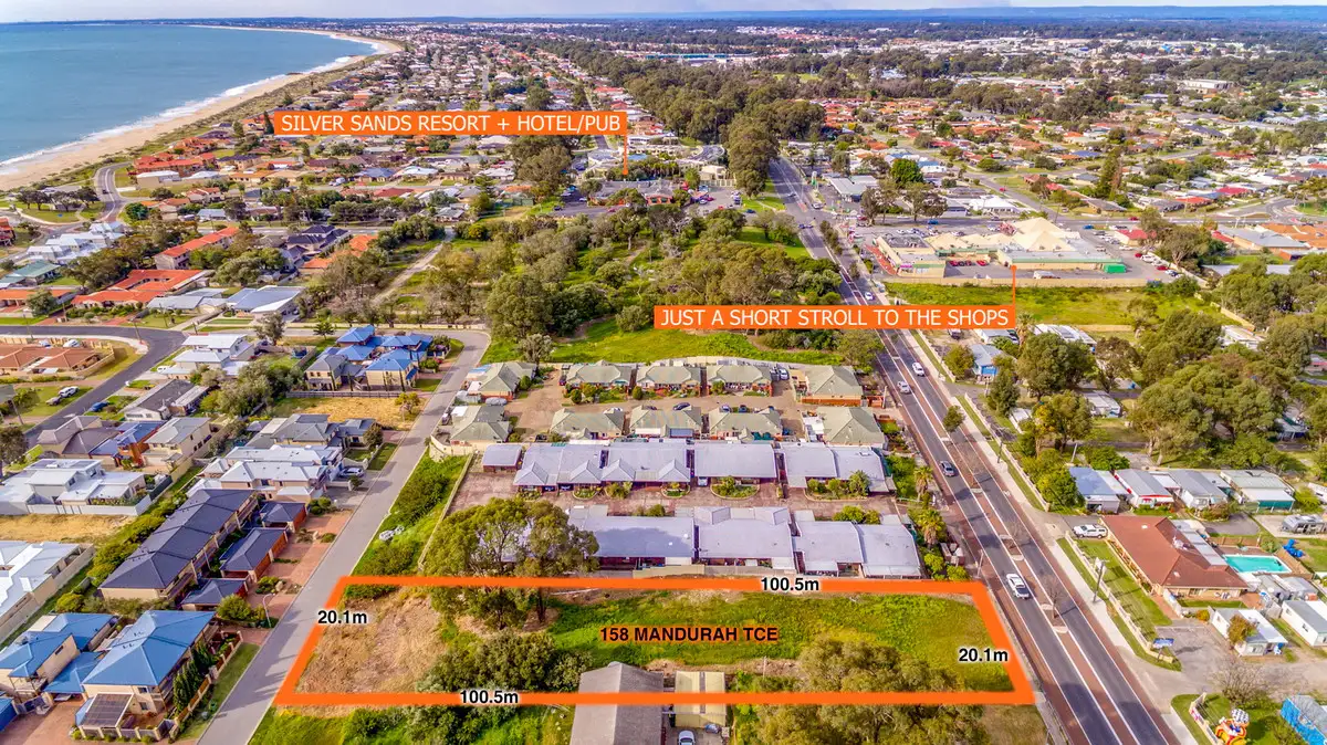 Main view of Homely land listing, 158 Mandurah Terrace, Mandurah WA 6210