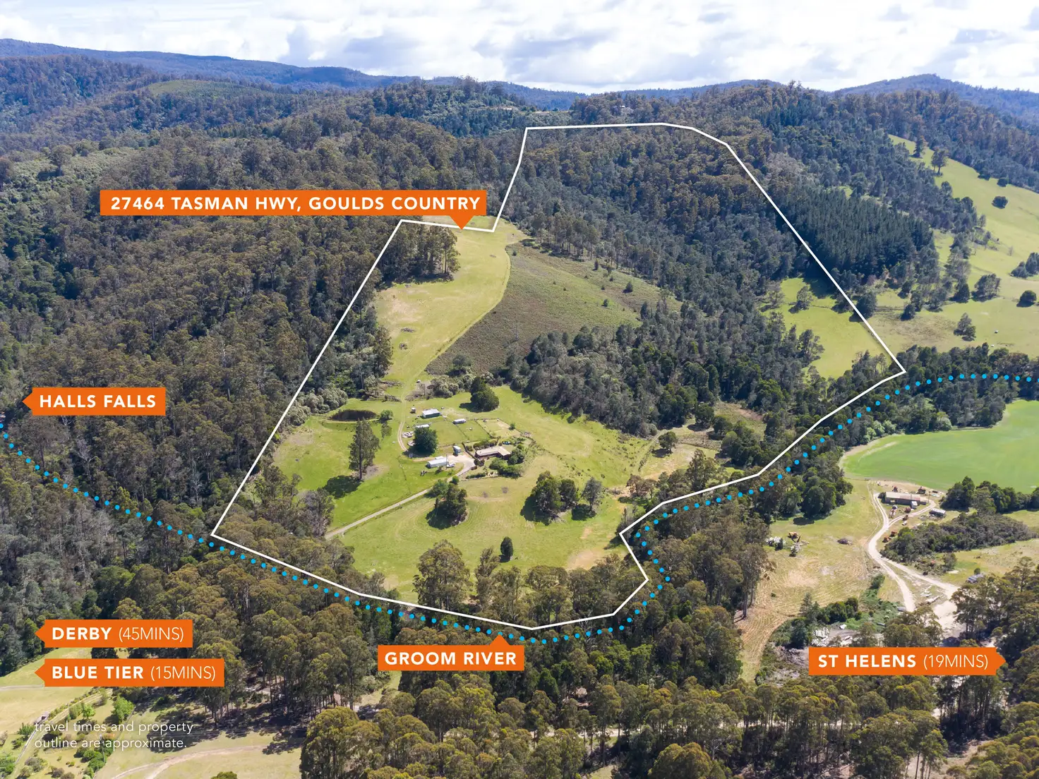 Main view of Homely house listing, 27464 Tasman Highway, Goulds Country TAS 7216