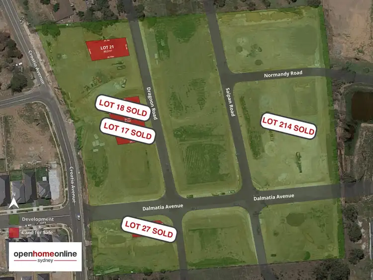 Second view of Homely land listing, Croatia Avenue, Edmondson Park NSW 2174