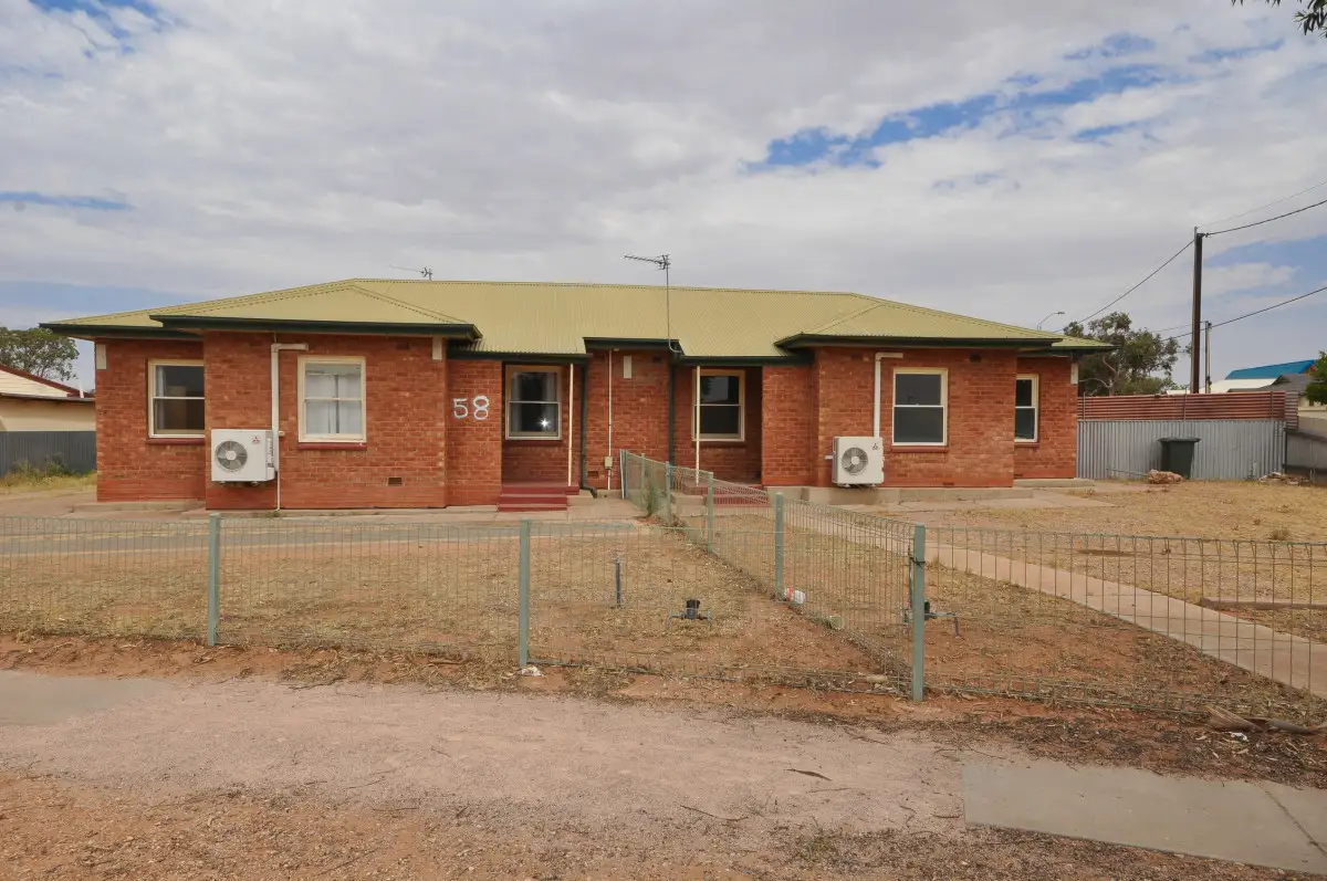 Main view of Homely semi-detached listing, 56/58 Edinburgh Terrace, Port Augusta SA 5700