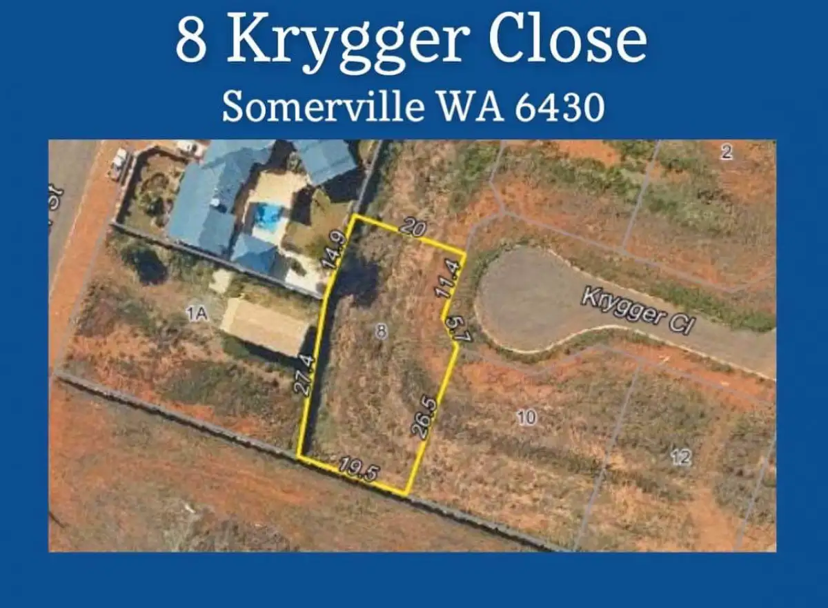 Main view of Homely land listing, 8 Krygger Close, Somerville WA 6430