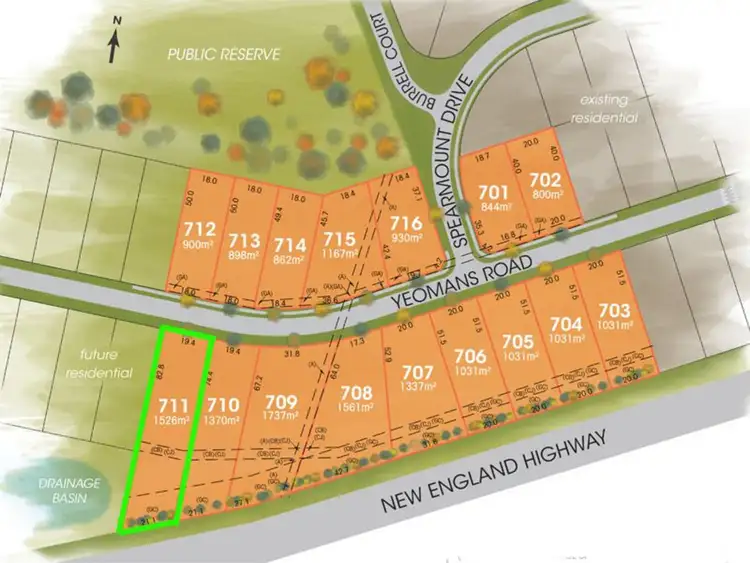 Second view of Homely land listing, LOT 711 The Foothills Estate, Armidale NSW 2350