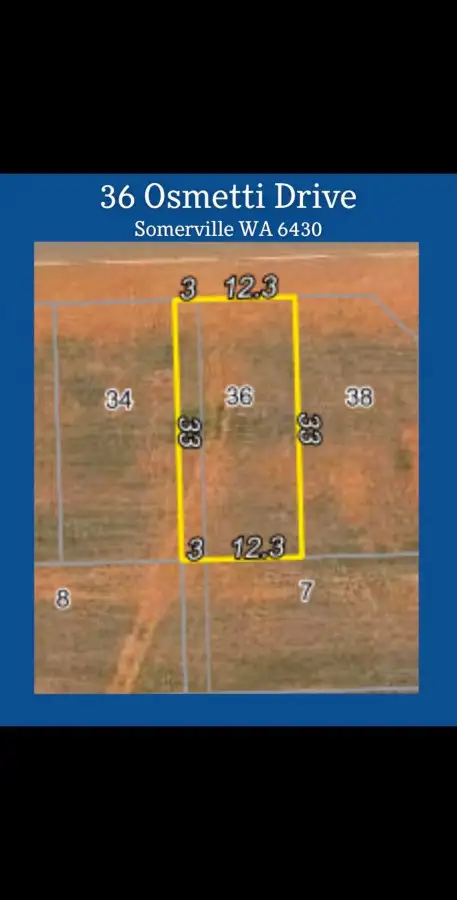 Main view of Homely land listing, 36 Osmetti Drive, Somerville WA 6430