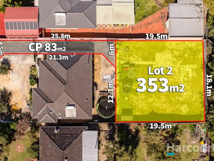 Main view of Homely land listing, LOT 2, 5 Emberson Road, Morley WA 6062