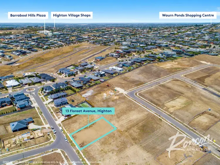 Main view of Homely land listing, 13 Floreat Avenue, Highton VIC 3216