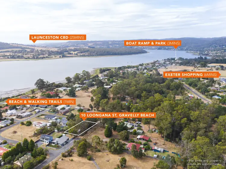 Main view of Homely land listing, 10 Loongana Street, Gravelly Beach TAS 7276