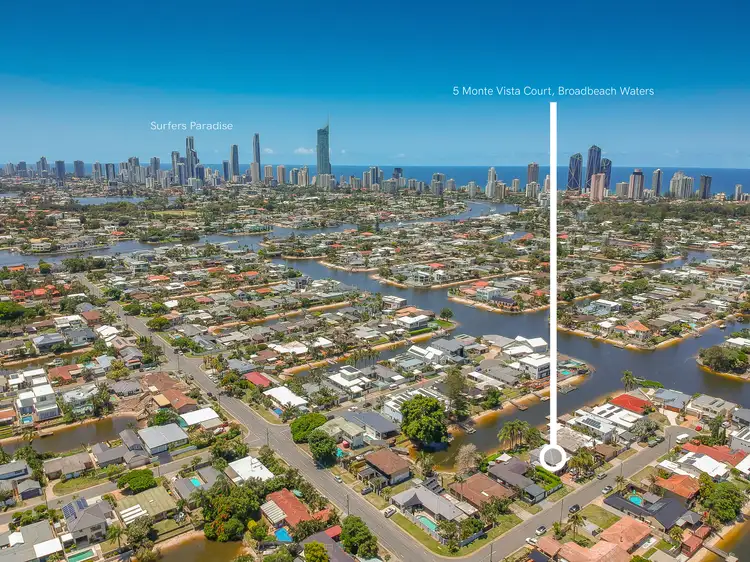 Second view of Homely house listing, 5 Monte Vista Court, Broadbeach Waters QLD 4218