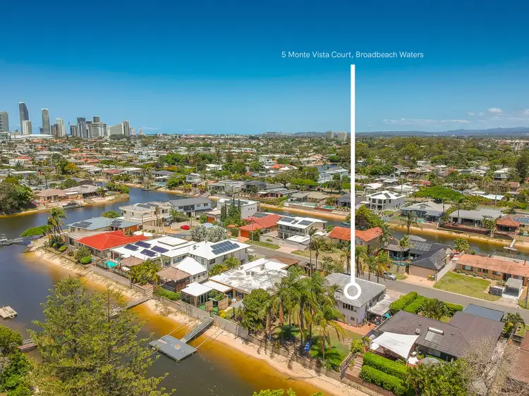 Fifth view of Homely house listing, 5 Monte Vista Court, Broadbeach Waters QLD 4218