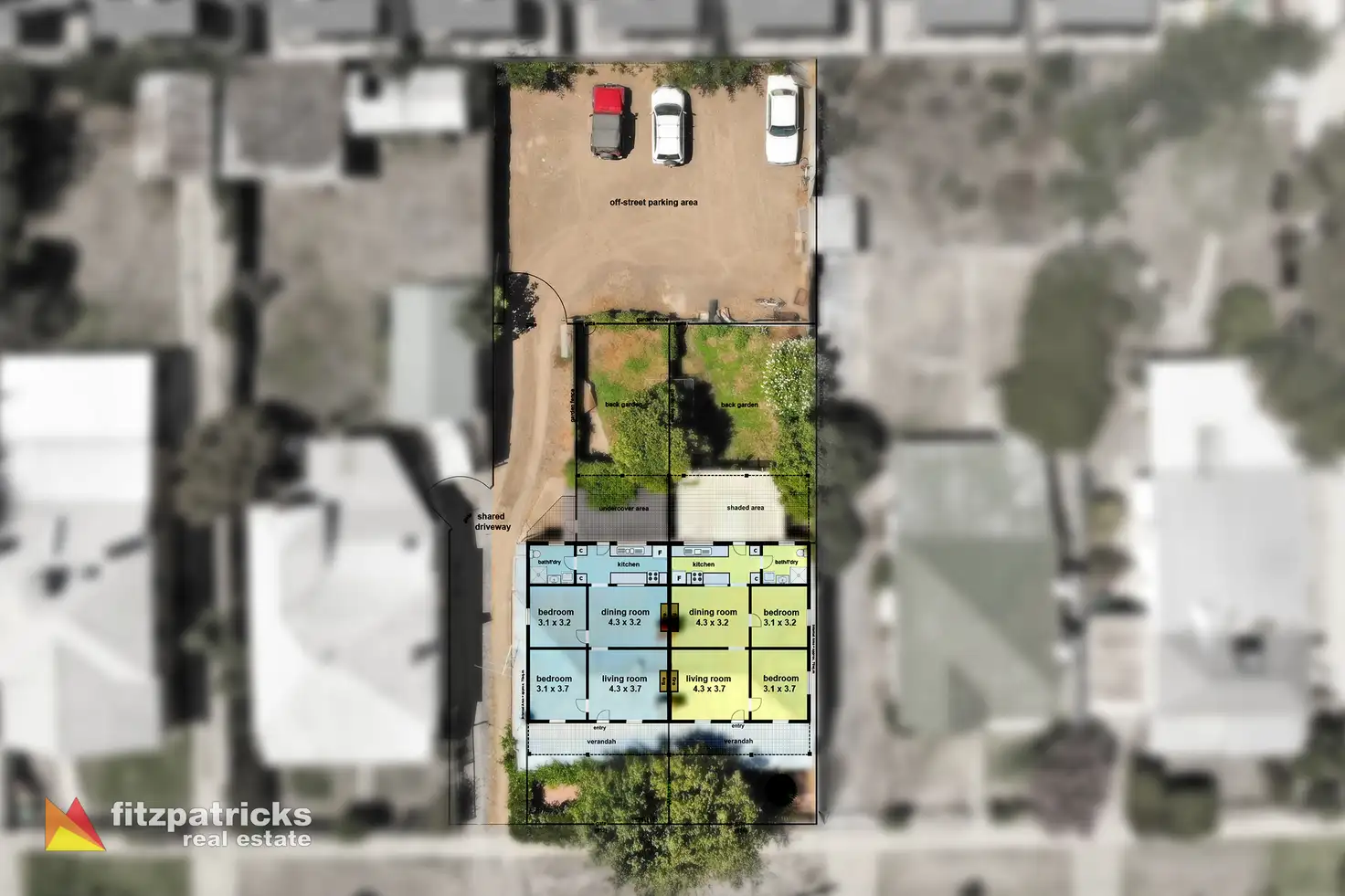 Main view of Homely semi-detached listing, 12-14 Travers Street, Wagga Wagga NSW 2650