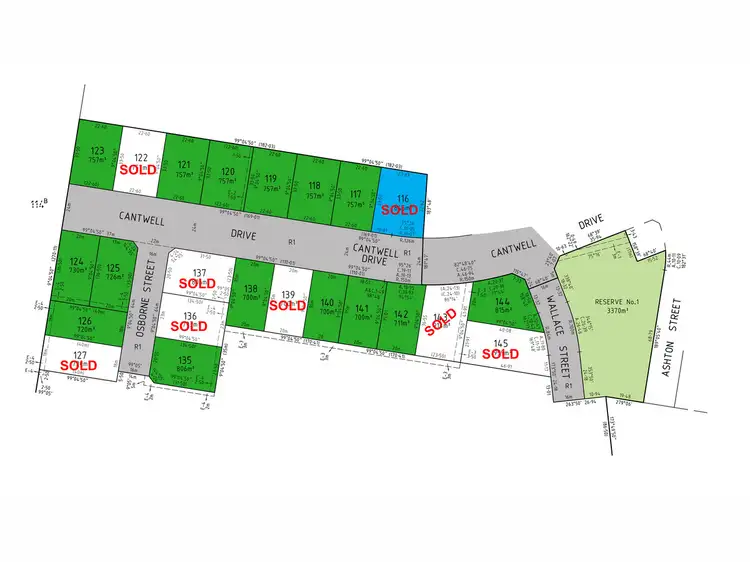 Main view of Homely land listing, LOT 116 Cantwell Drive, Sale VIC 3850