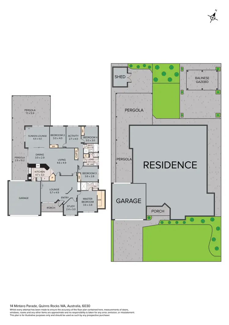 Fourth view of Homely house listing, 14 Mintaro Parade, Quinns Rocks WA 6030