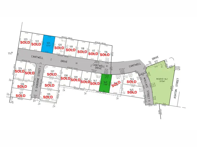 Main view of Homely land listing, LOT 121 Cantwell Drive, Sale VIC 3850