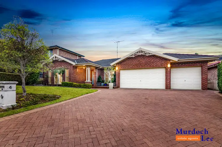 Main view of Homely house listing, 4 Mowbray Close, Castle Hill NSW 2154