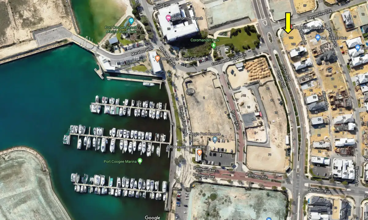Main view of Homely land listing, 110 Orsino Boulevard, North Coogee WA 6163