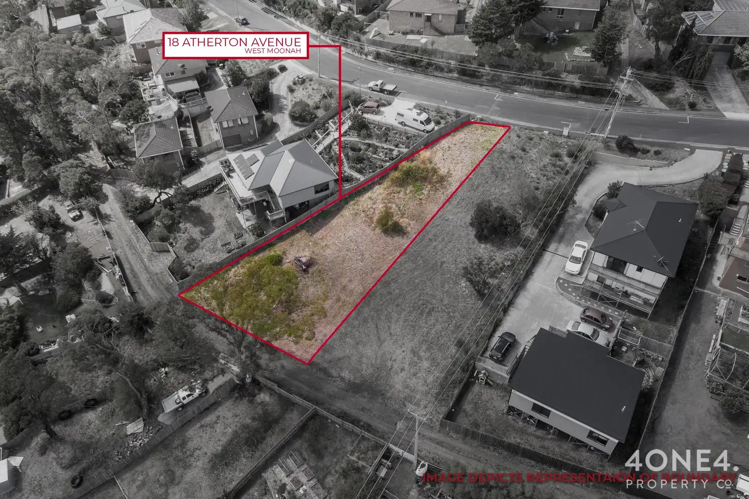 Main view of Homely land listing, 18 Atherton Avenue, West Moonah TAS 7009