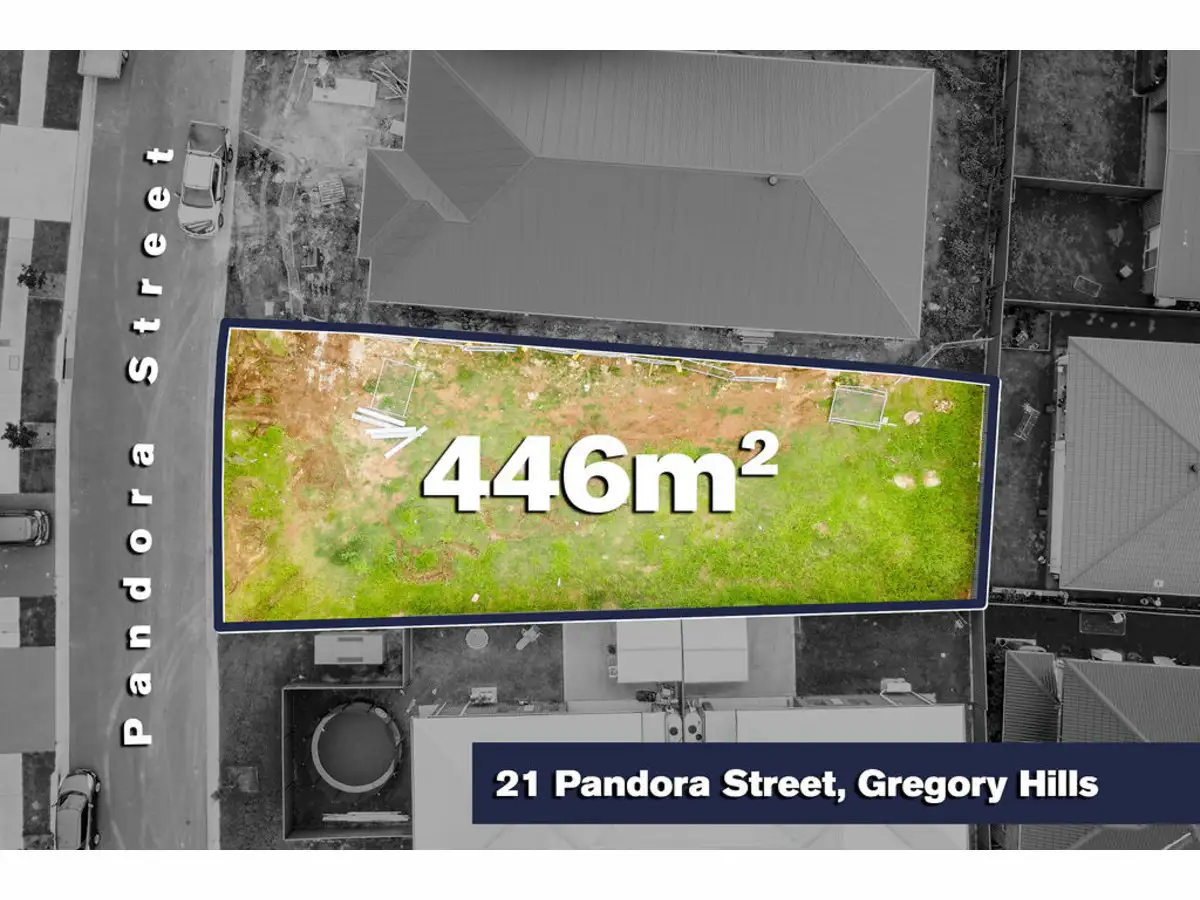 Main view of Homely land listing, 21 Pandora Street, Gregory Hills NSW 2557