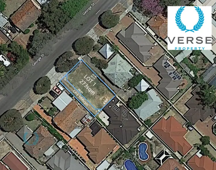 Main view of Homely land listing, 279A George Street, Queens Park WA 6107