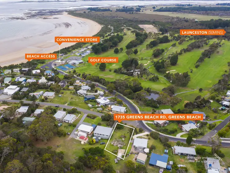 Main view of Homely land listing, 1735 Greens Beach Road, Greens Beach TAS 7270