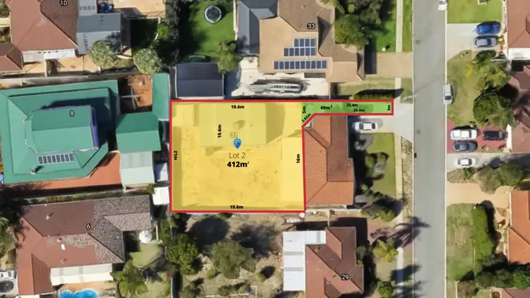 Third view of Homely land listing, LOT 2, 31 Nanika Crescent, Joondalup WA 6027