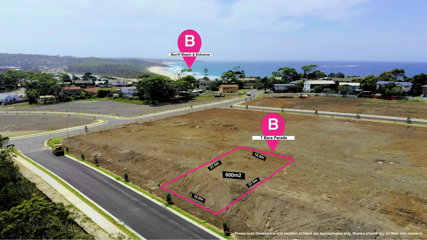 Main view of Homely land listing, LOT 417, 7 Bara Parade, Dolphin Point NSW 2539