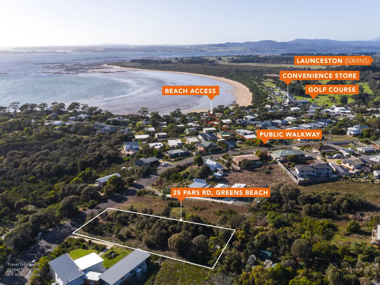 Main view of Homely land listing, 25 Pars Road, Greens Beach TAS 7270