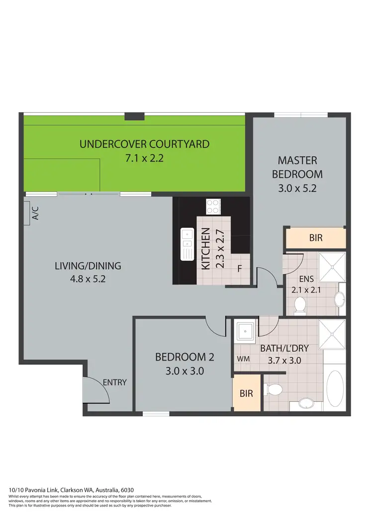 Fifth view of Homely apartment listing, 10/10 Pavonia Link, Clarkson WA 6030
