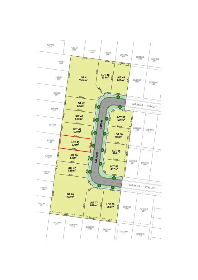 Main view of Homely land listing, LOT 45 Baltimore Park Estate, Wangaratta VIC 3677