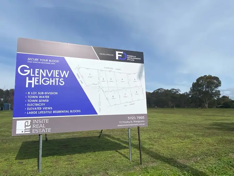Main view of Homely land listing, LOT 7 Glenview Heights Estate, Glenrowan VIC 3675