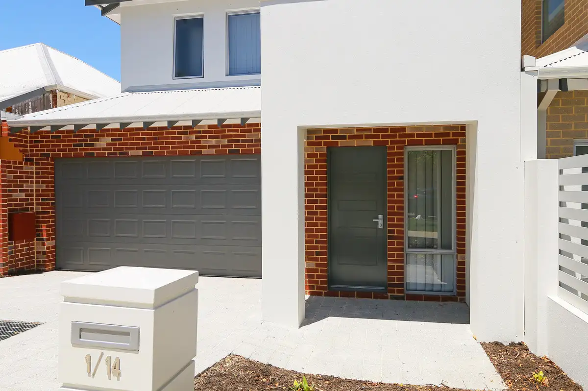 Main view of Homely townhouse listing, 1/14 Clydesdale Street, Burswood WA 6100