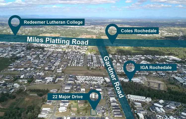 Third view of Homely land listing, 22 Major Drive, Rochedale QLD 4123