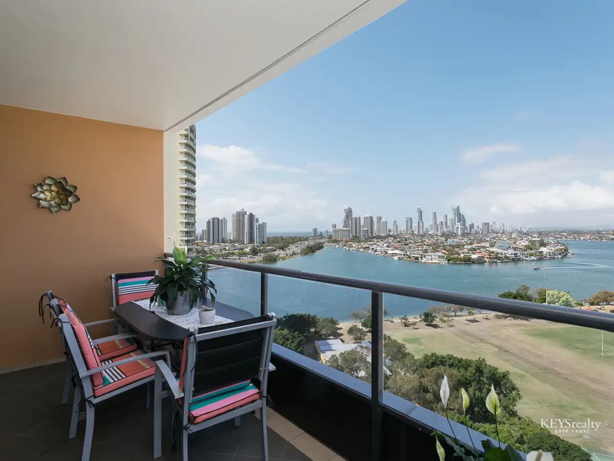 Main view of Homely apartment listing, 1806/2 Aqua Street, Southport QLD 4215