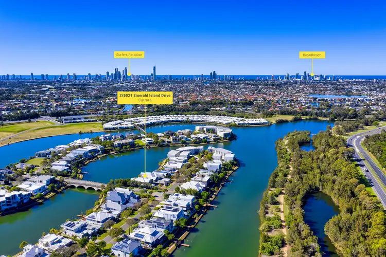 Second view of Homely townhouse listing, 2/5021 Emerald Island Drive, Carrara QLD 4211