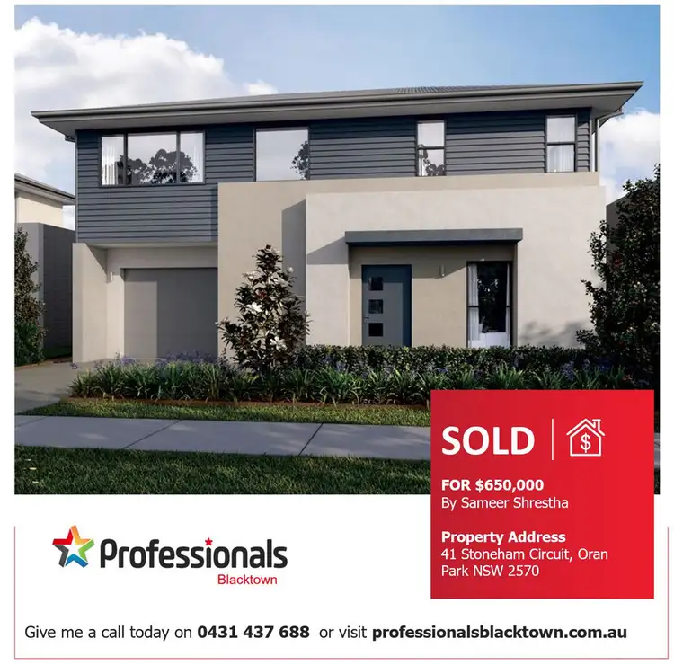 Main view of Homely house listing, 41 Stoneham Circuit, Oran Park NSW 2570
