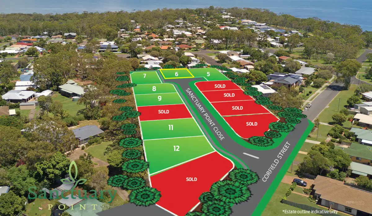 Main view of Homely land listing, LOT 6 (No. 11) Sanctuary Point Close, Point Vernon QLD 4655