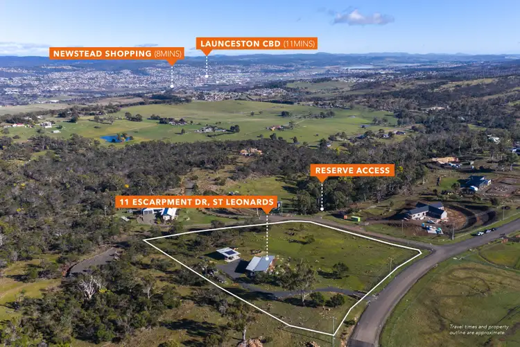Third view of Homely rural property listing, 11 Escarpment Drive, St Leonards TAS 7250