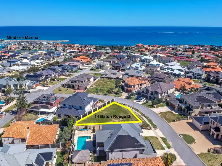 Main view of Homely land listing, 14 Baton Rouge Drive, Mindarie WA 6030