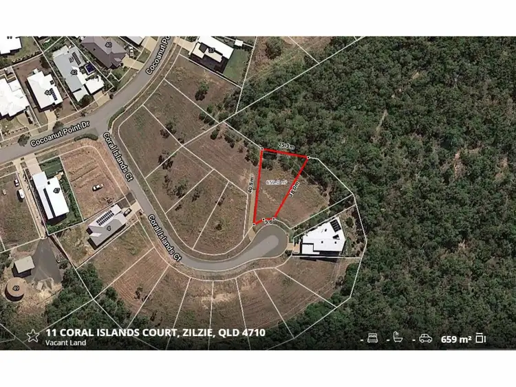 Second view of Homely land listing, 11 Coral Islands Court, Zilzie QLD 4710