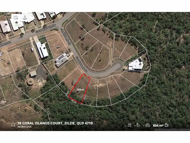 Second view of Homely land listing, 10 Coral Islands Court, Zilzie QLD 4710