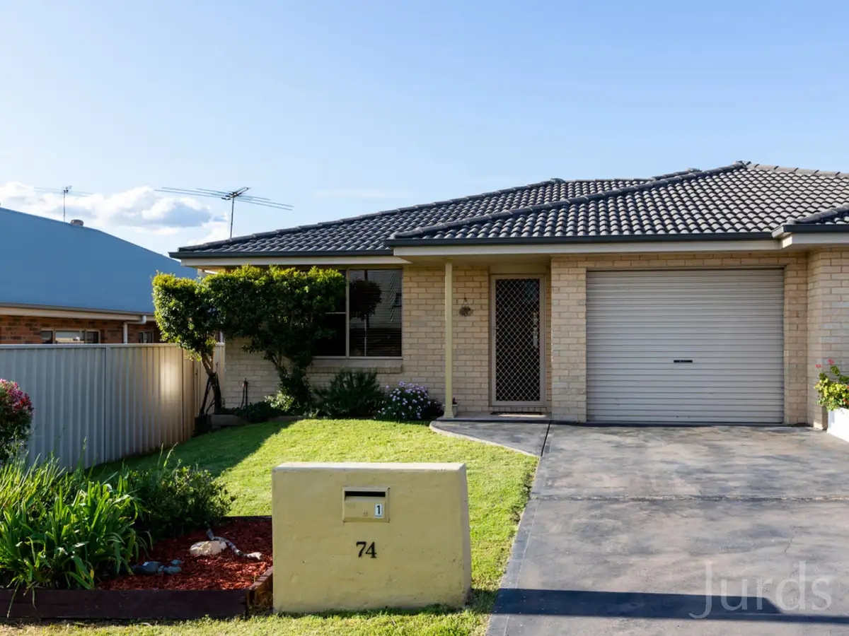 Main view of Homely semi-detached listing, 1/74 Yates Street, East Branxton NSW 2335