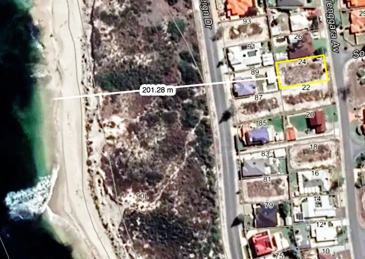 Main view of Homely land listing, 24 Tenggara Avenue, Two Rocks WA 6037