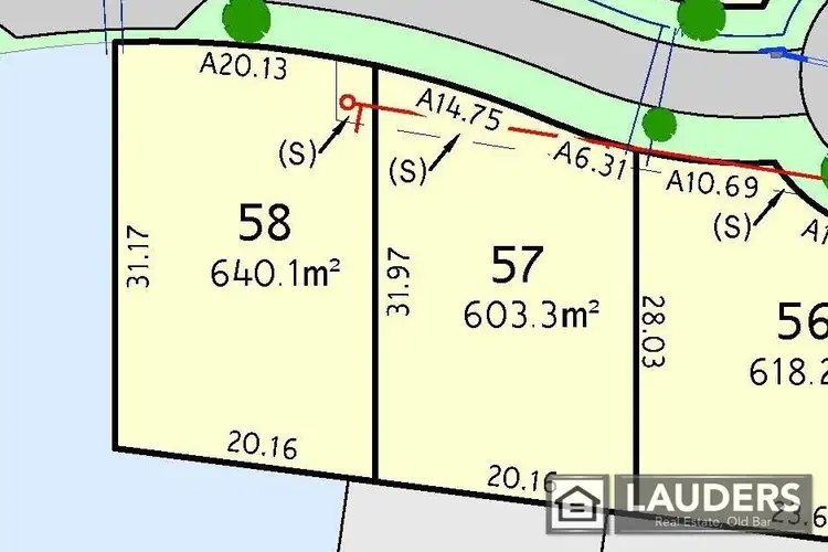 Third view of Homely land listing, LOT 57, 16 Auvergne Way, Old Bar NSW 2430