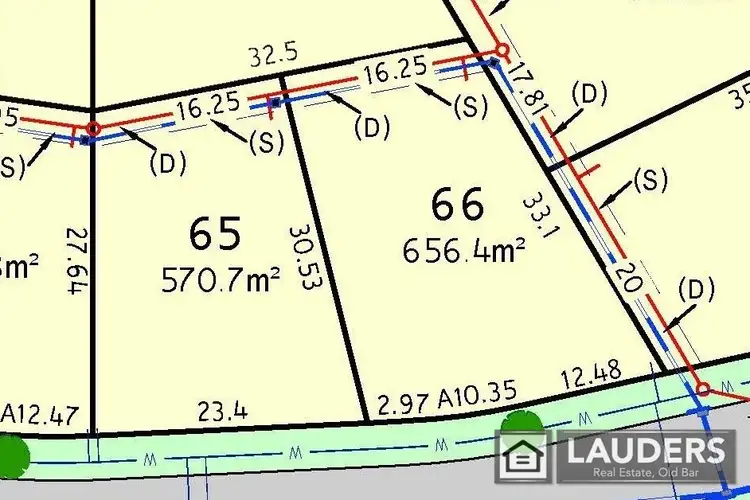 Third view of Homely land listing, LOT 66, 3 Auvergne Way, Old Bar NSW 2430