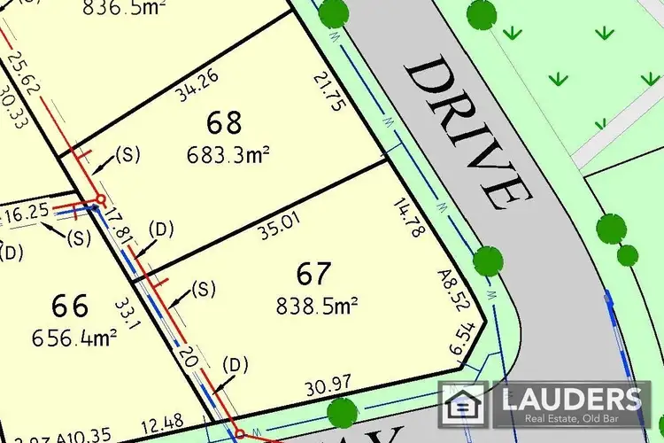 Third view of Homely land listing, LOT 68, 20 Marra Drive, Old Bar NSW 2430