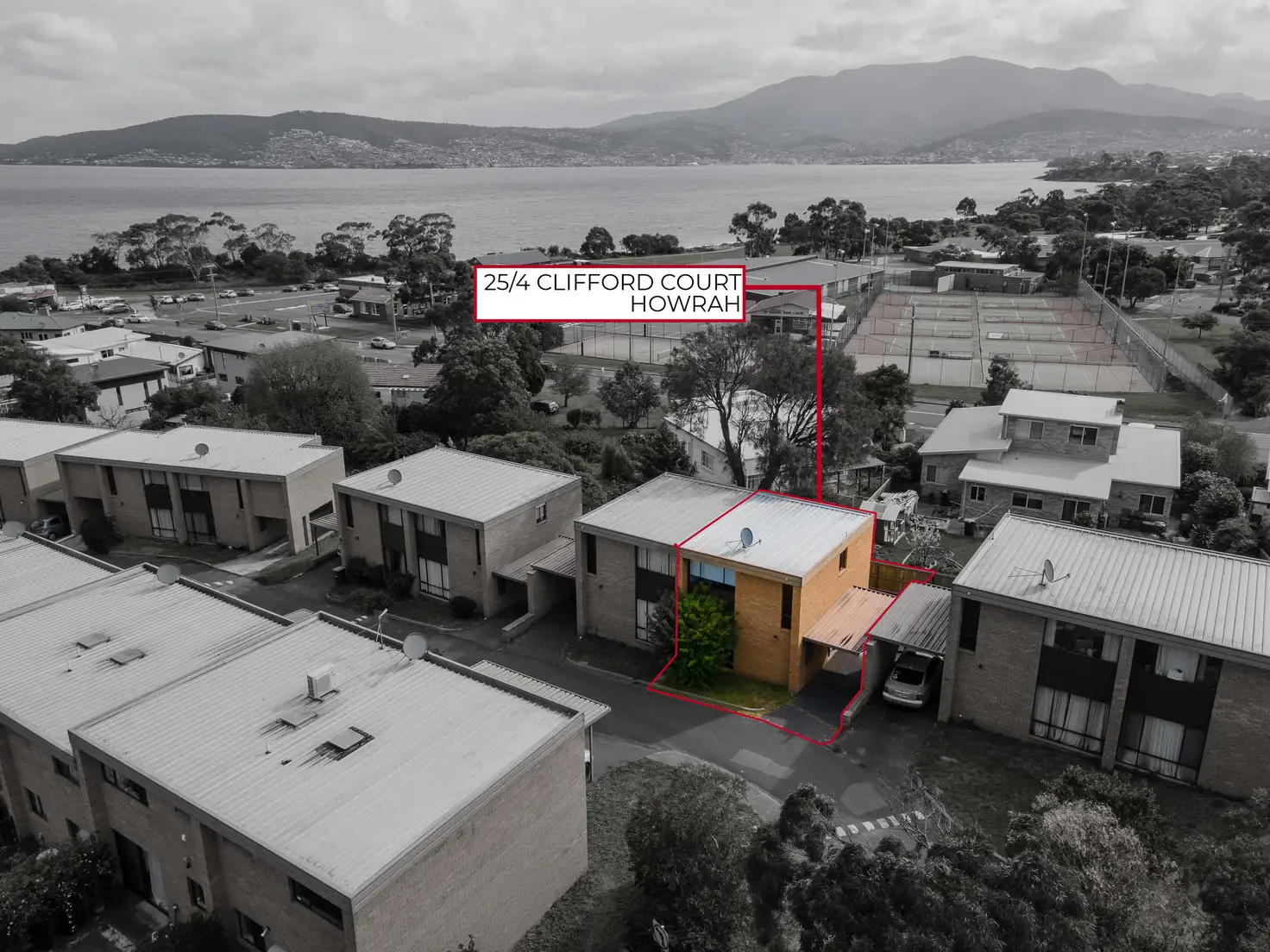 Main view of Homely unit listing, 25/4 Clifford Court, Howrah TAS 7018