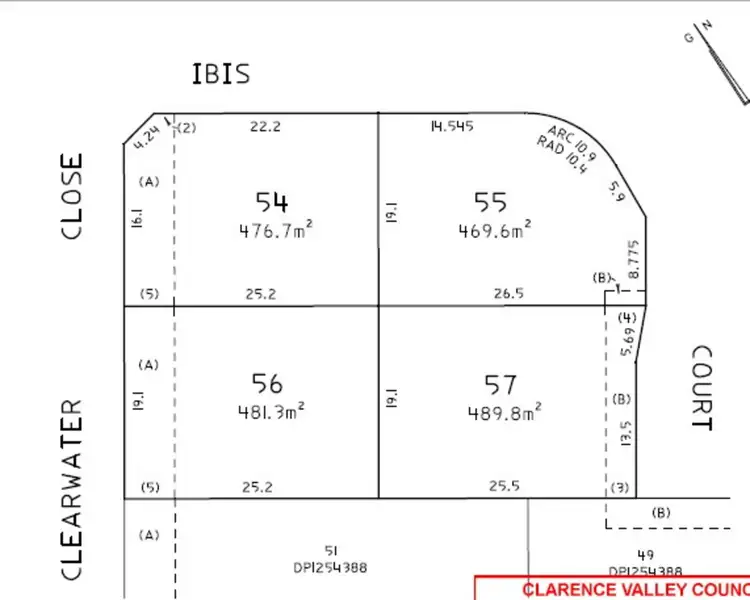 Third view of Homely land listing, LOT 55, 4 Ibis Court, Grafton NSW 2460