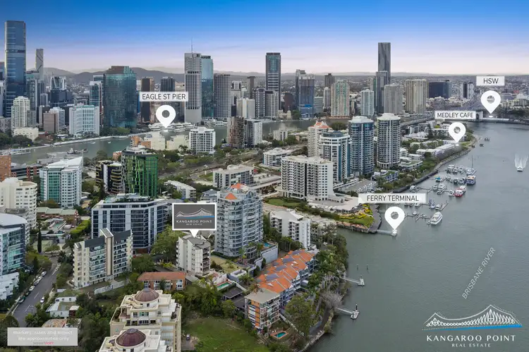 Third view of Homely apartment listing, 2/40 O'Connell Street, Kangaroo Point QLD 4169